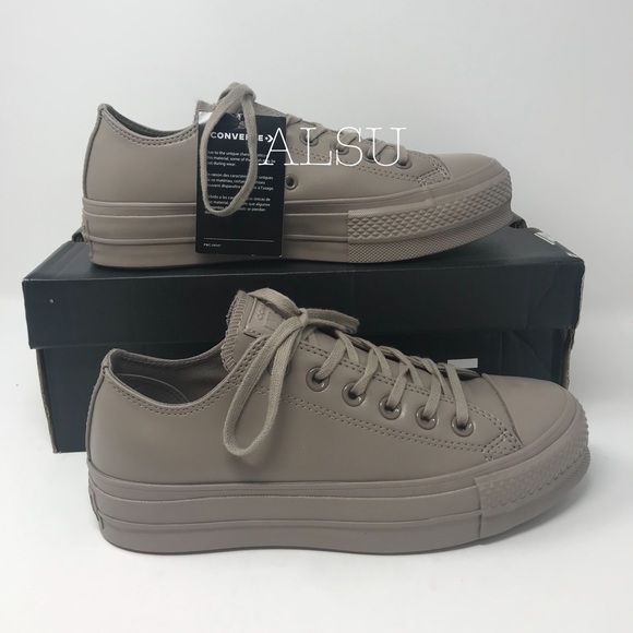 NWT Converse Ctas Lift OX Sepia Stone W AUTHENTIC - Picture 2 of 8